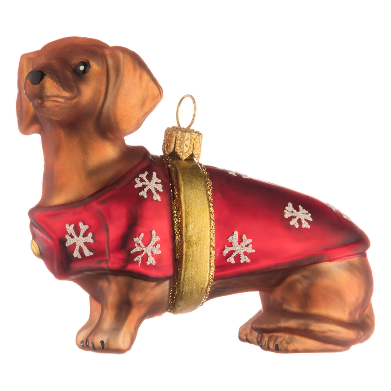 Winter dachshund Winter dachshund