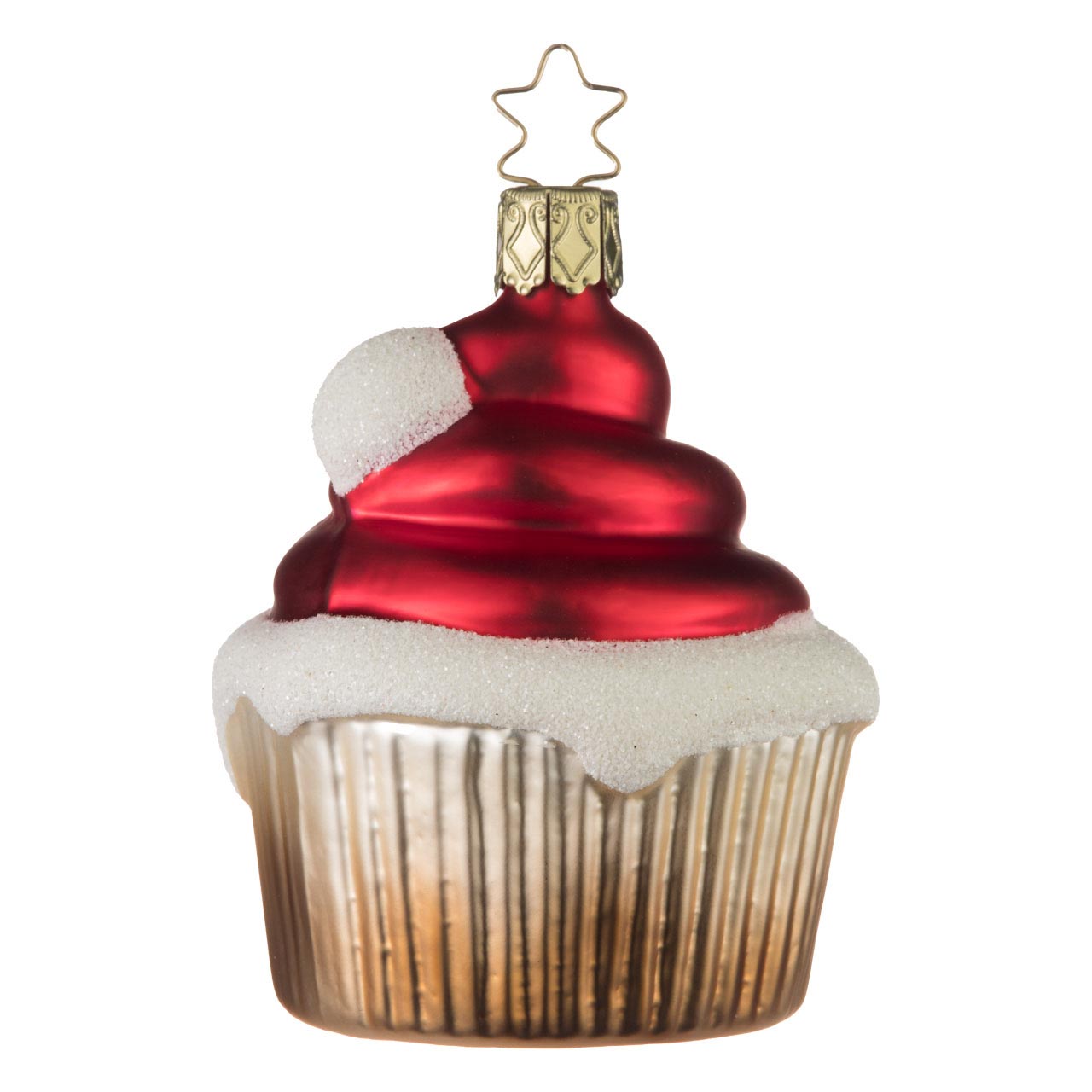 Cupcake Santa's pointed cap