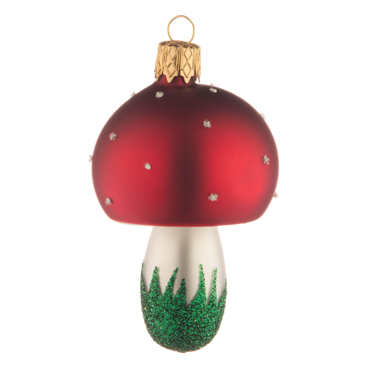 Christmas bauble: Fly agaric, geometric