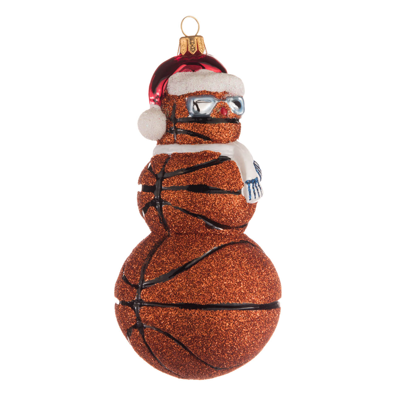 Snowman in basketball fever