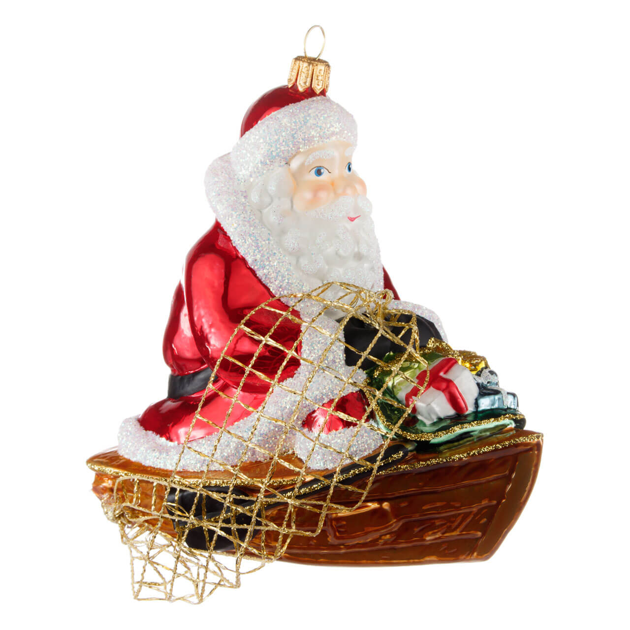 37-1016-0-Weihnachtsmann-im-Boot-1 Captain Santa Claus