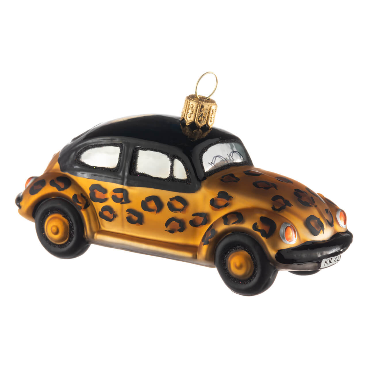 14-2256-9-Christbaumkugel-VW-Kaefer-Cabrio-Leopard-1 VW Beetle, convertible