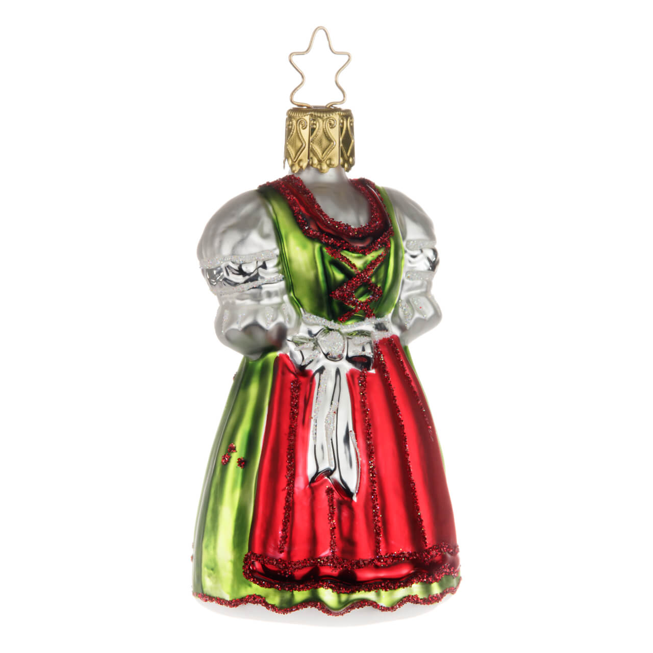 Christmas bauble: Dirndl (red)