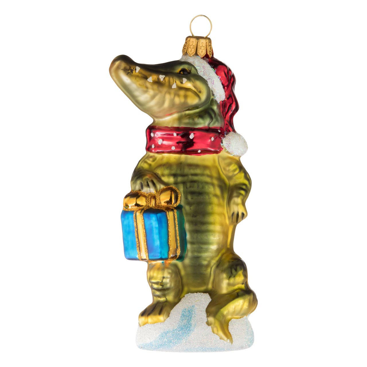 Christmas crocodile