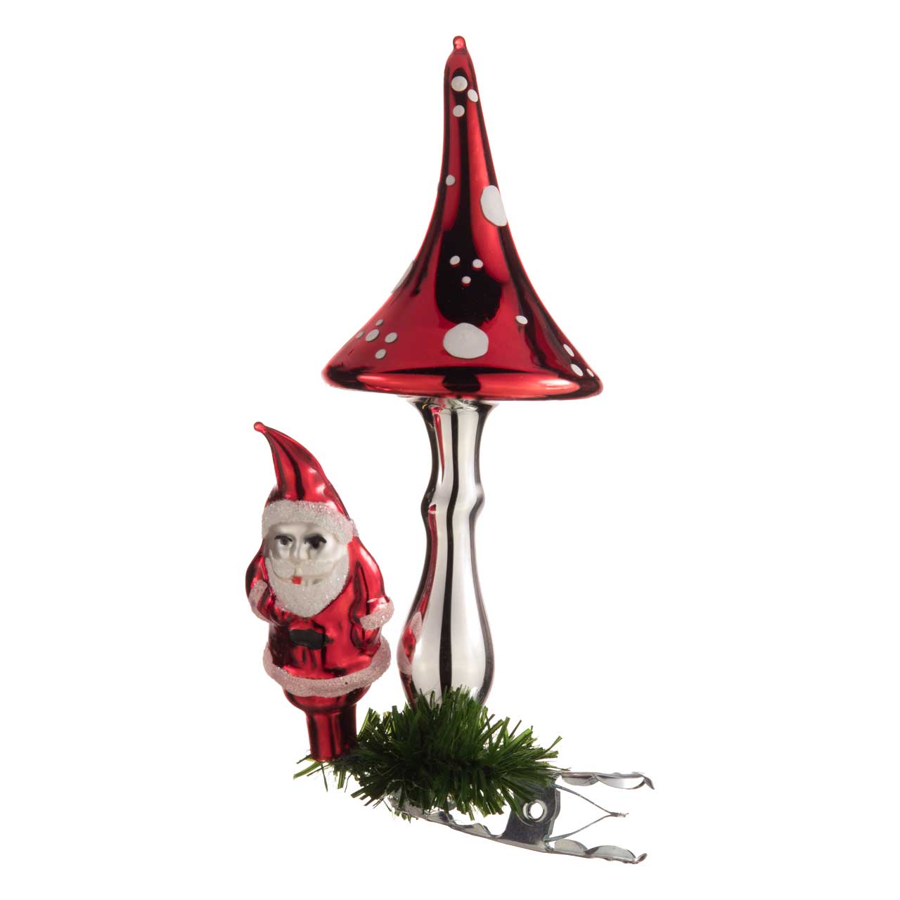 Mini Santa Claus in the forest