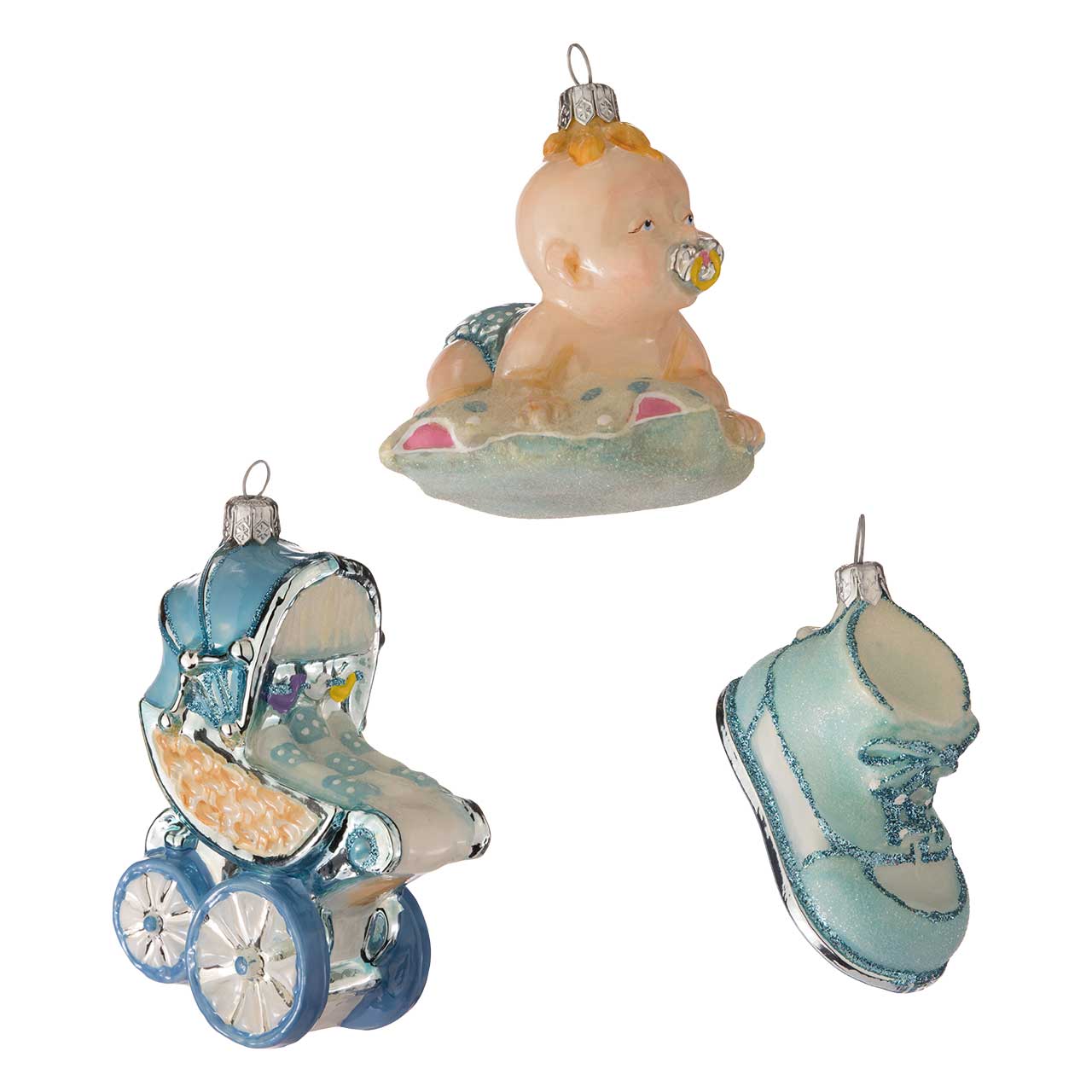 Christmas bauble: for the birth - collector's edition (Boy)