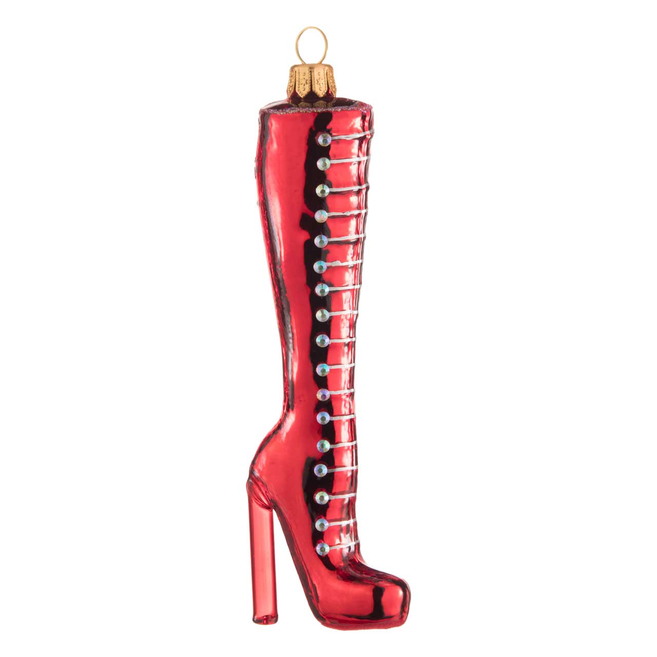 high-heeled boot high-heeled boot