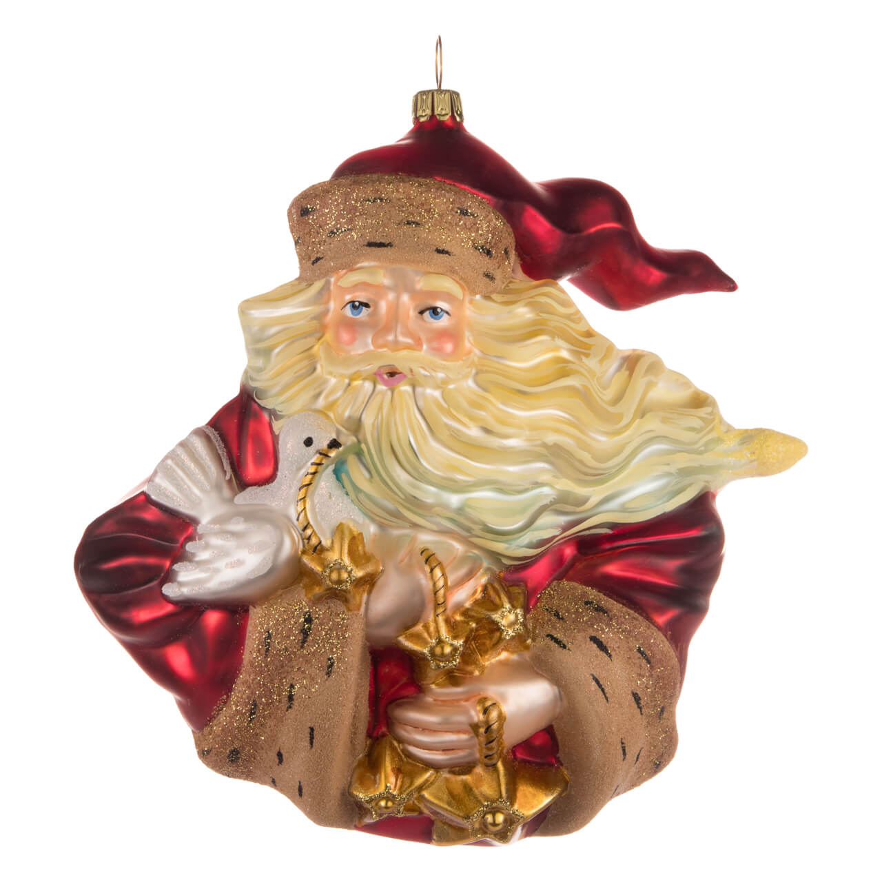 Santa in a wintry breeze Santa in a wintry breeze